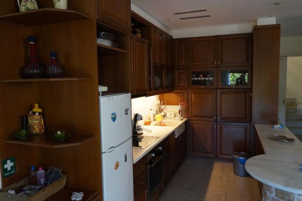 Apartment with a garden, BBQ, swimming pool&jacuzzi Dhráfi Buitenkant foto